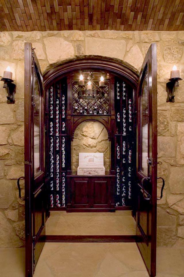 wine cellar doors