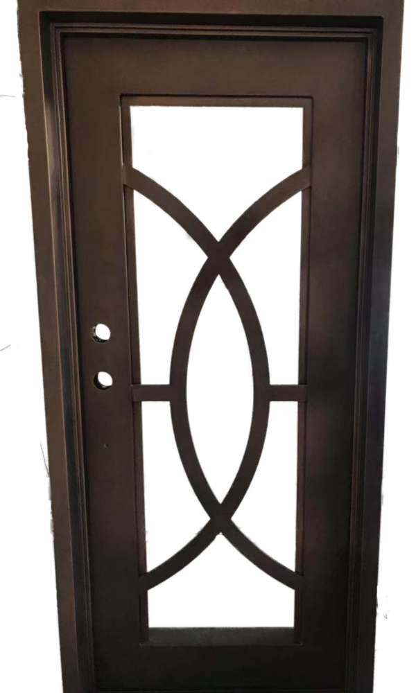 contemporary wrought iron doors