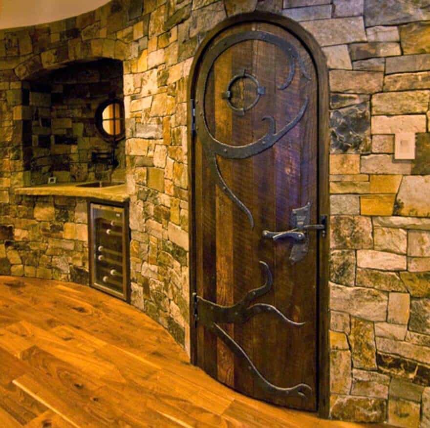 Wine Cellar Door 4017 Monarch Custom Doors