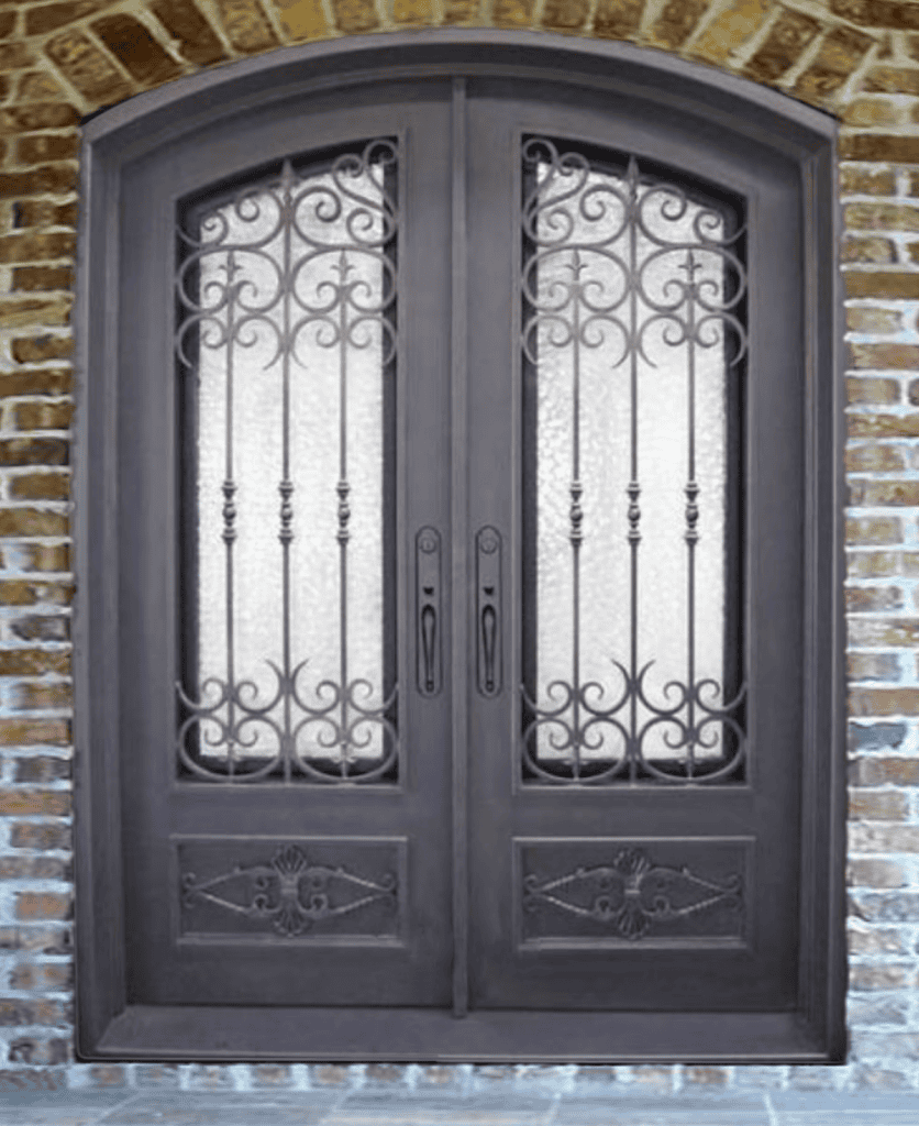 Wrought Iron Door & Old World Style Scroll Work | Monarch Custom Doors