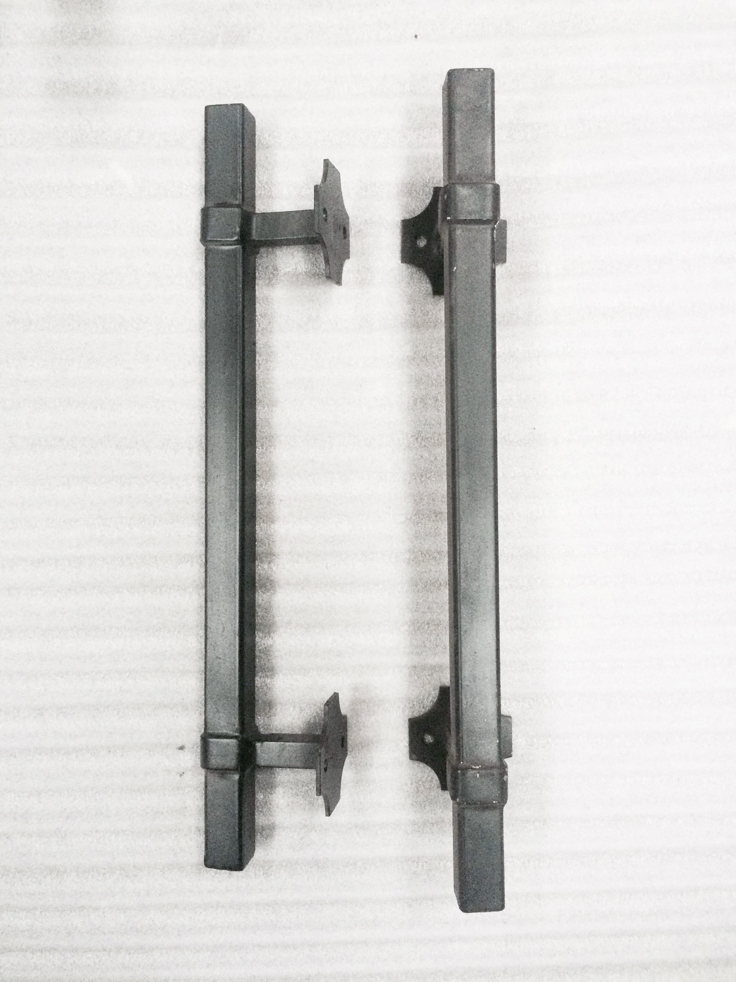 iron door handles