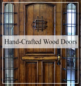 Hand-Crafted Wood Doors for custom home builders