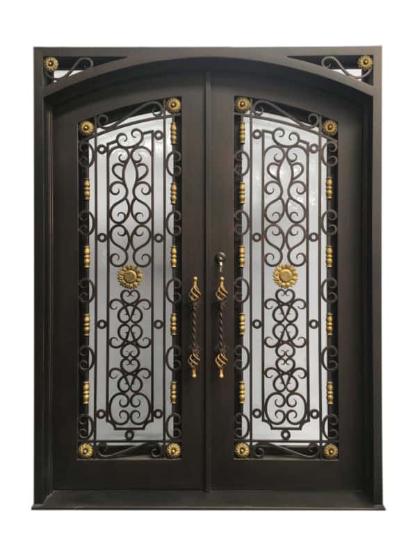 Embellished Iron Door