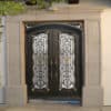 Richly Embellished Iron Door