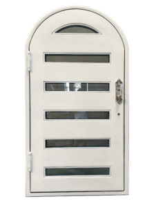 White Contemporary Arched Door